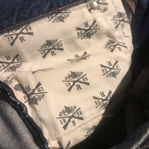 Rifle Men jeans blue denim size 30 slim fit 100% cotton - Picture 2 of 5